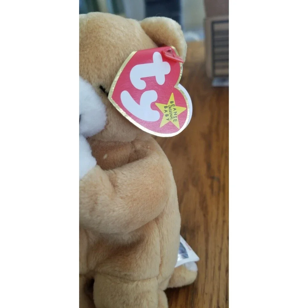 1998 TY Beanie Baby Hope Bear Praying Stuffed Animal Toy